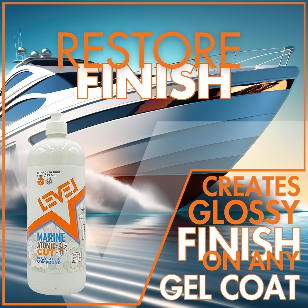 Marine Atomic Cut, Heavy Gel-Coat Cutting Compound