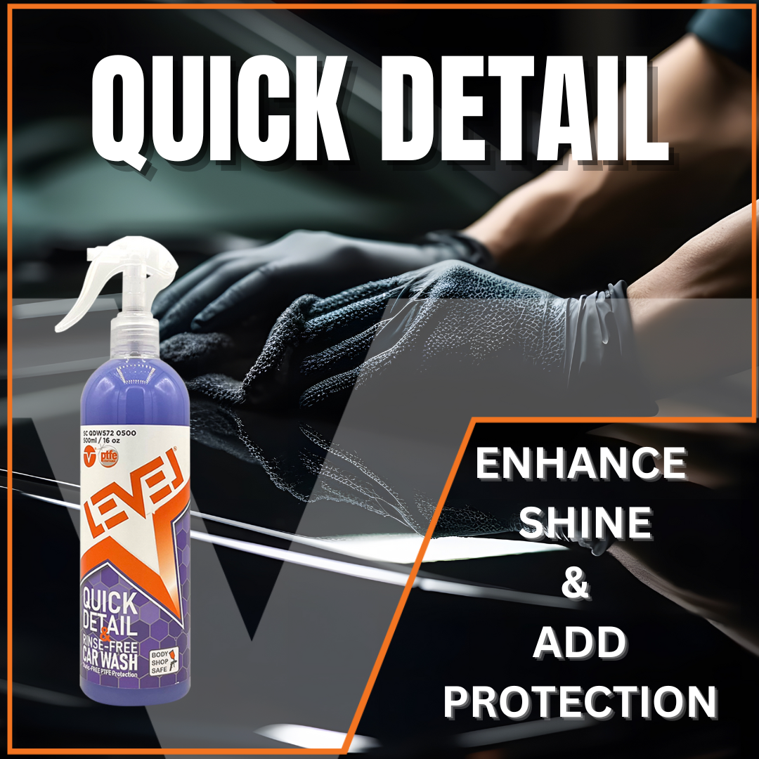 Premium Spray Detailing Kit - Ceramic Coating, Waterless Car Wash & Plastic, Rubber, Vinyl, & Leather Restorer