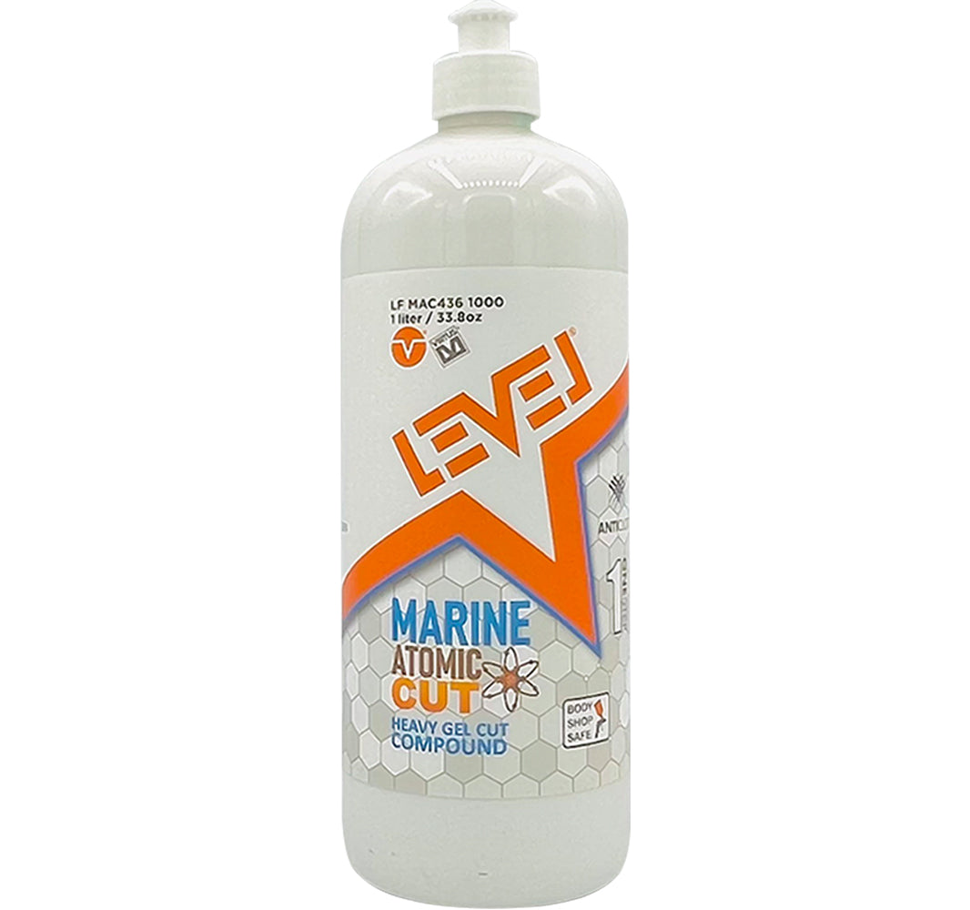 Atom Cut Marine Atomic Cut, Heavy Gel-Coat Cutting Compound – Level Finish
